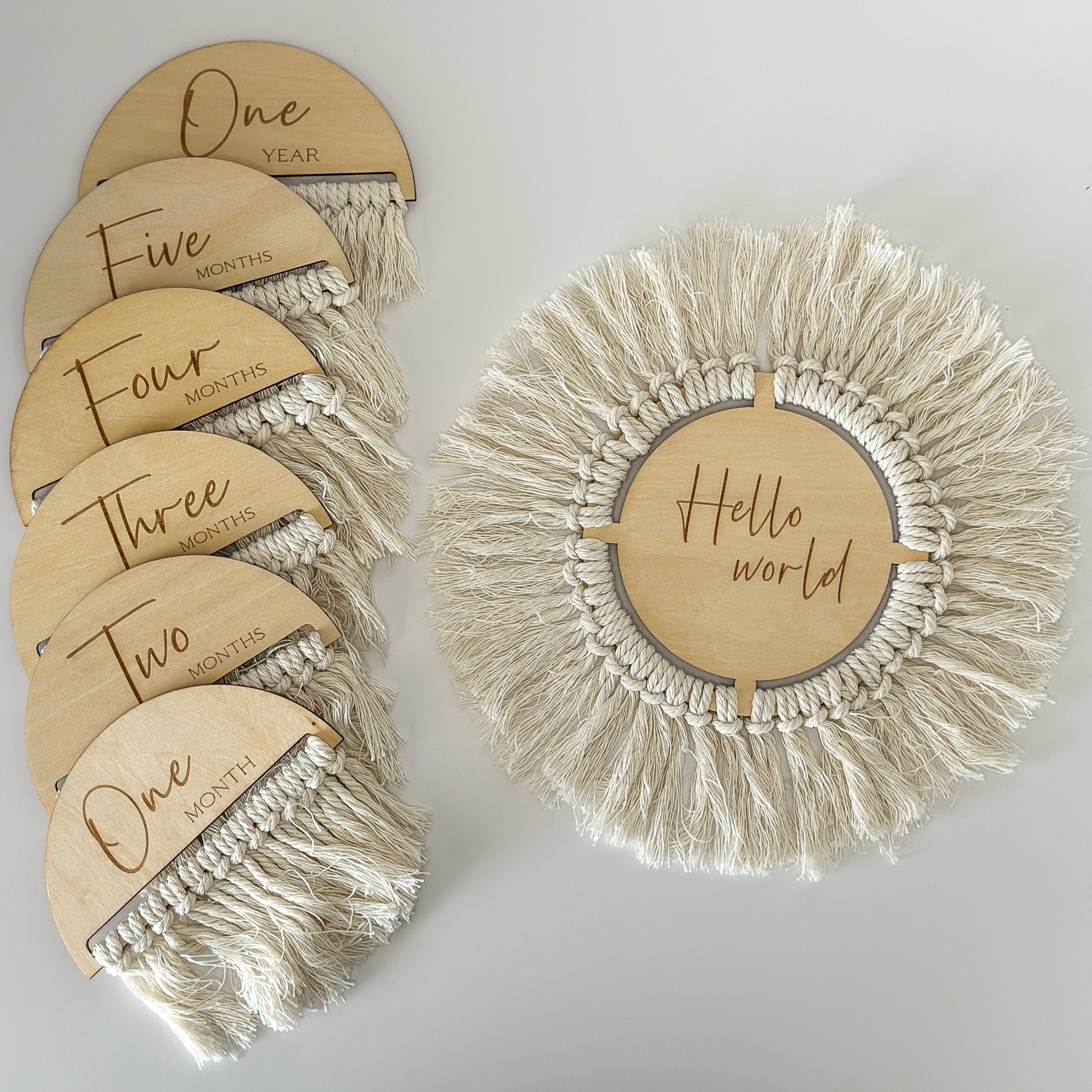 Boho Milestone Set
