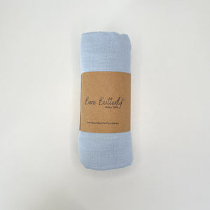 Dusty Blue Muslin Wrap