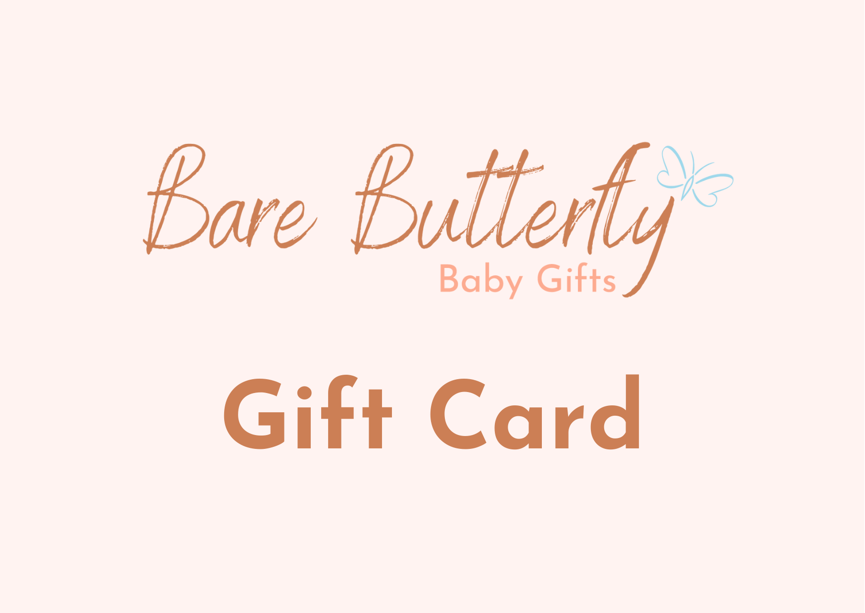 Bare Butterfly Gift Card